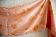 Load image into Gallery viewer, Botanically Dyed Silk Scarf - Charmeuse Silk