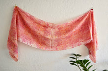 Load image into Gallery viewer, Botanically Dyed Silk Scarf - Habotai Silk