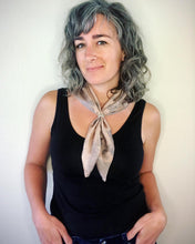 Load image into Gallery viewer, Botanically Dyed Silk Bandana - Charmeuse Silk