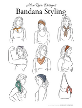 Load image into Gallery viewer, Botanically Dyed Silk Bandana - Charmeuse Silk