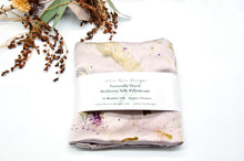 Load image into Gallery viewer, Botanically Dyed Mulberry Silk Pillowcase
