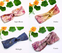 Load image into Gallery viewer, Botanically Dyed Silk Headbands
