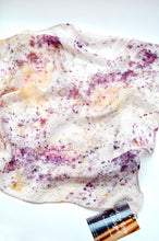 Load image into Gallery viewer, Botanically Dyed Silk Bandana  - Habotai Silk
