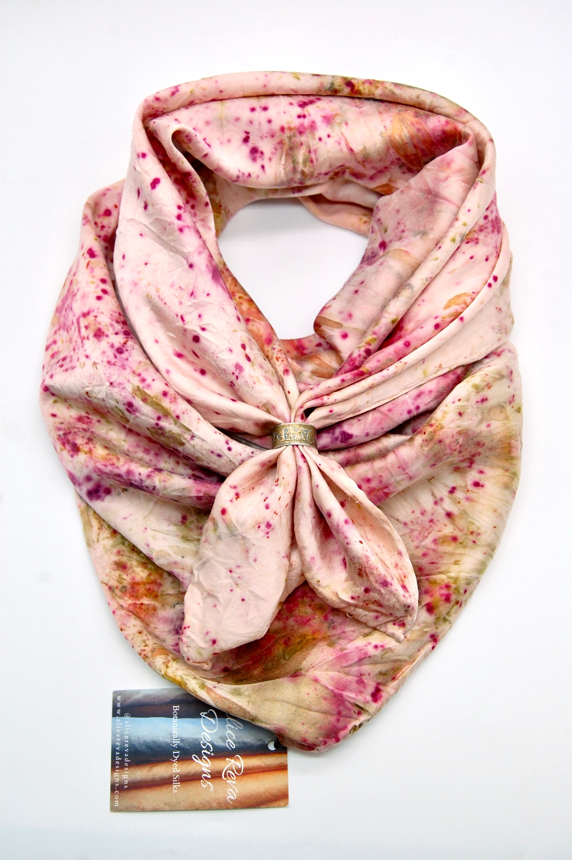 Botanically Dyed Silk Wild Rag – Alice Reva Designs