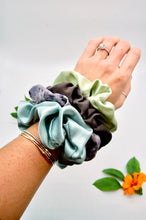 Load image into Gallery viewer, Botanically Dyed Silk Scrunchies
