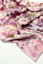 Load image into Gallery viewer, Botanically Dyed Mulberry Silk Pillowcase
