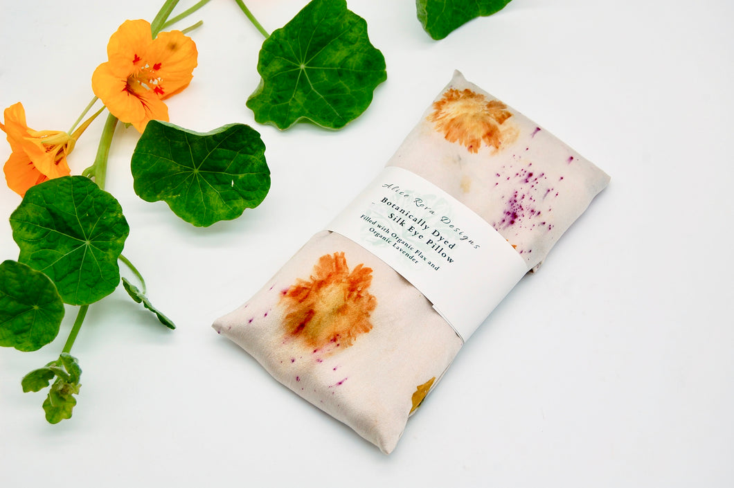 Botanically Dyed Charmeuse Silk Eye Pillow