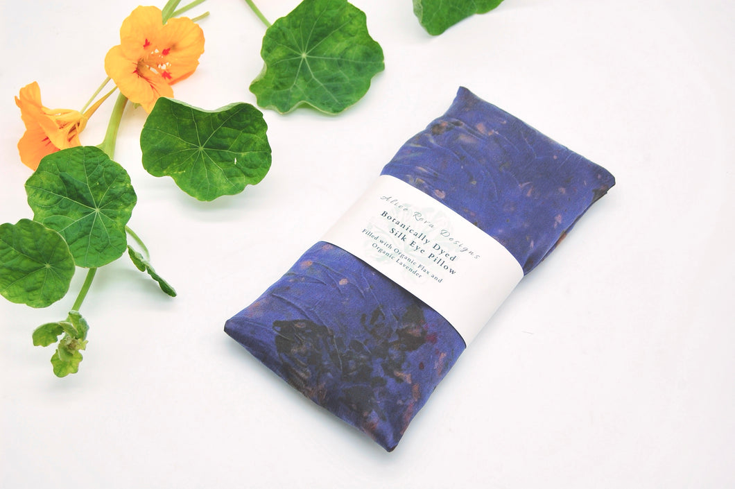 Botanically Dyed Charmeuse Silk Eye Pillow