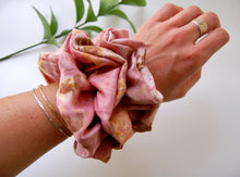 Load image into Gallery viewer, Botanically Bundle Dyed Silk Scrunchies
