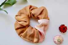 Load image into Gallery viewer, Botanically Dyed Patchwork Silk Scrunchies
