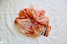 Load image into Gallery viewer, Botanically Dyed Silk Organza Scunchie Puffs
