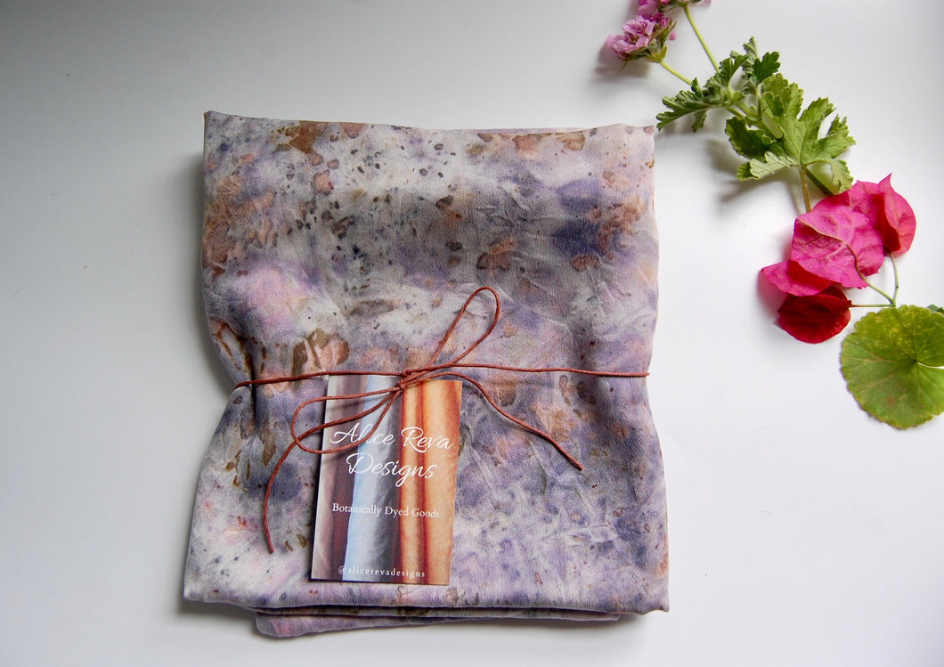 Botanically Dyed Mulberry Silk Pillowcase
