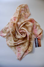 Load image into Gallery viewer, Botanically Dyed Silk Bandana - Charmeuse Silk
