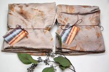 Load image into Gallery viewer, KING SIZE Botanically Dyed Mulberry Silk Pillowcase
