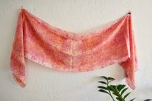 Load image into Gallery viewer, Botanically Dyed Silk Scarf  - Habotai Silk
